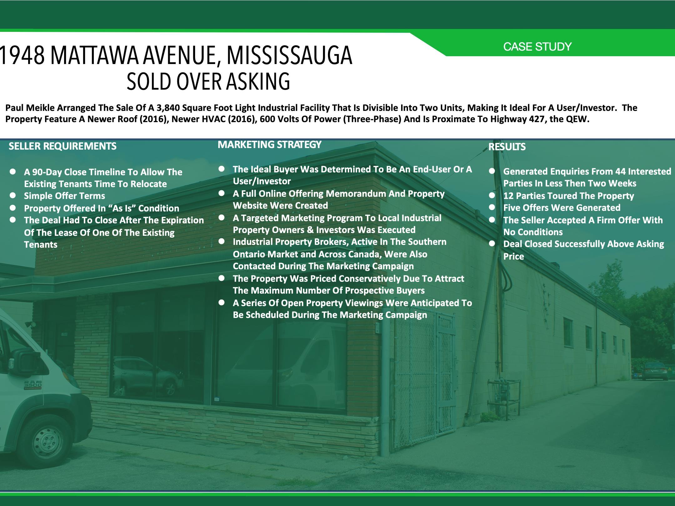 1948 Mattawa Avenue, Mississauga SOLD OVER ASKING